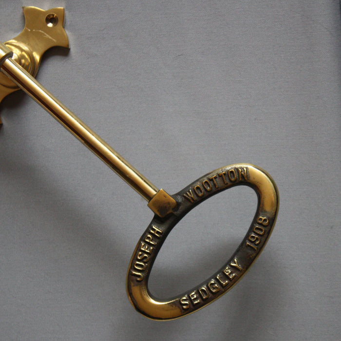 Winchester Brass Door Bell Pull & Bell