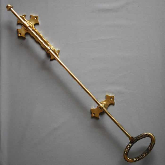 Brass Winchester Door Bell Pull & Bell