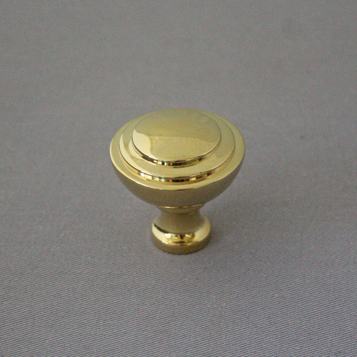Period Brass Solent Cabinet Knob