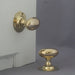 brass oval door handles