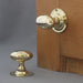Edwardian Brass Oval Door Handles