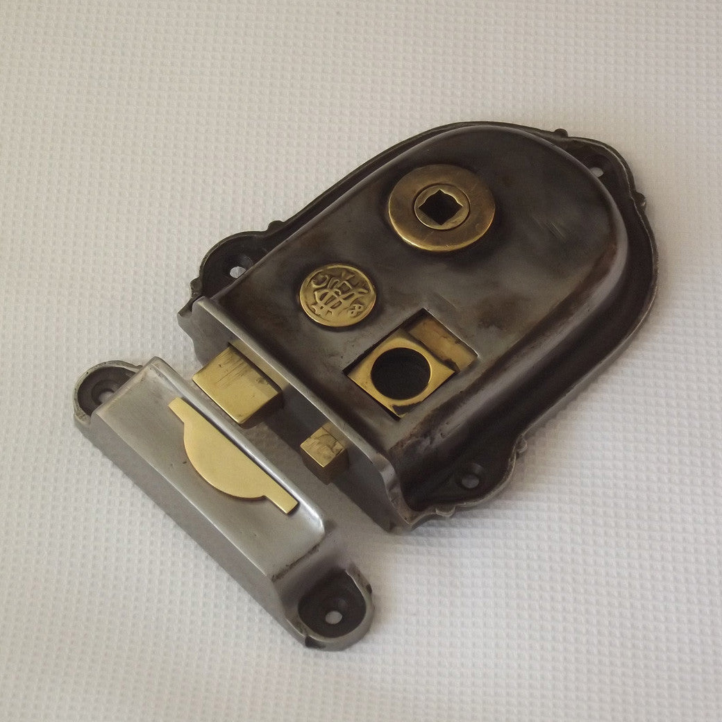 Victorian Cast Iron Rim Latch | Architectural Decor