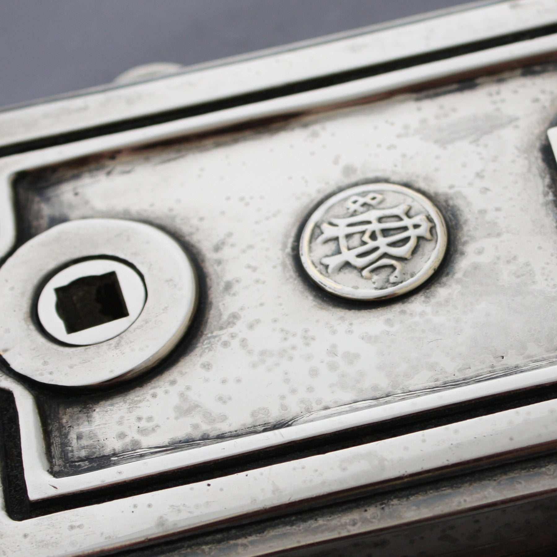 Nickel Davenport Rim Lock | Architectural Decor