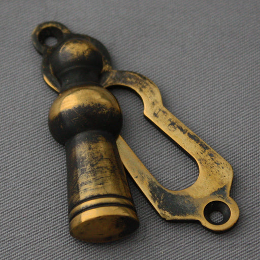 Victorian Brass Lady Escutcheon