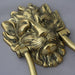 Large No:10 Brass Lion Head Door Knocker