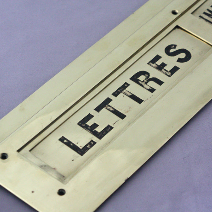 Antique Large French Letterbox