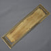 Victorian Brass Lincoln Finger Plate