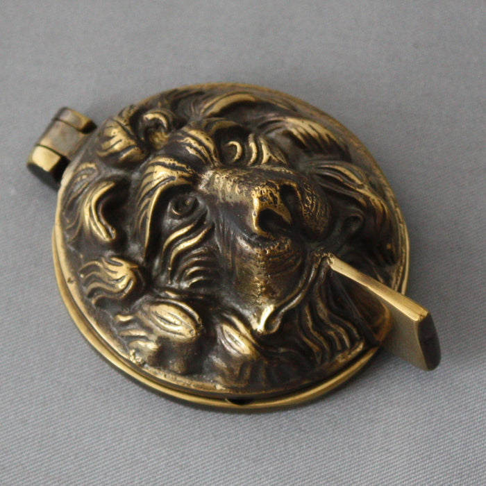 Brass Lion Head Yale Lock Cover