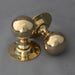 Brass Edwardian Ball Door Handles