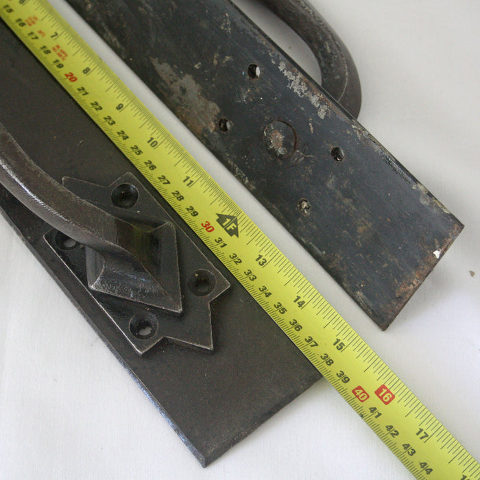 Victorian Antique Iron Pull Door Handles