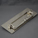 Traditional Nickel Letterbox, Clapper & Tidy