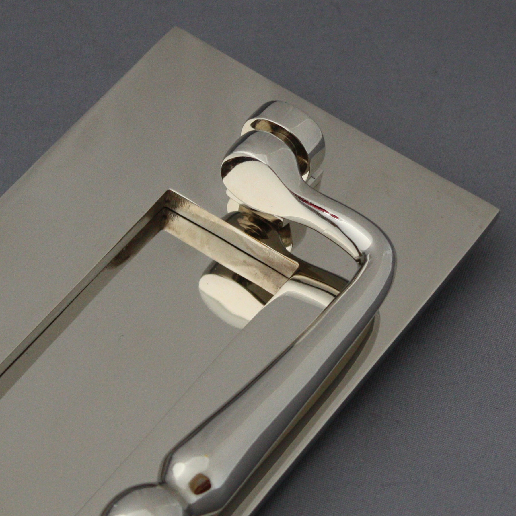 Traditional Nickel Letterbox & Clapper | Architectural Decor