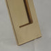 Solid Brass Vertical Letterbox and Tidy
