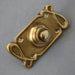 Brass Art Nouveau Electric Bell Push