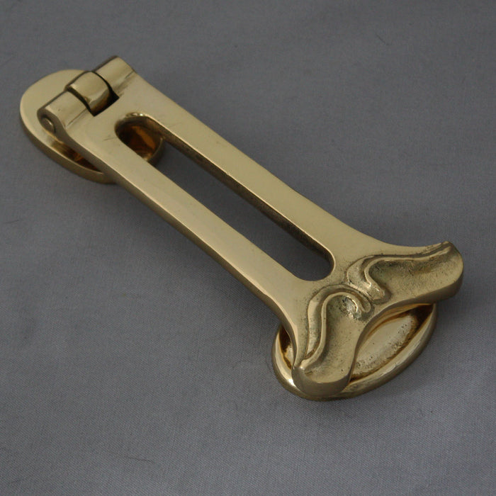 Art Nouveau brass knocker