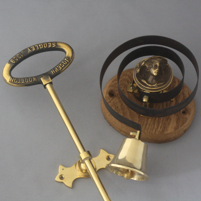 Winchester Brass Bell Pull & Bell