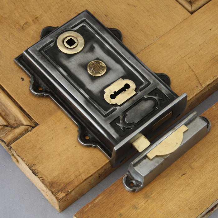 Iron Davenport Rim Lock | Architectural Decor