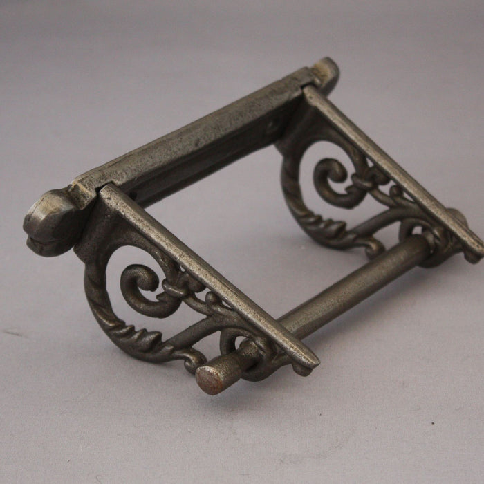 Antique Iron Scroll Toilet Roll Holder