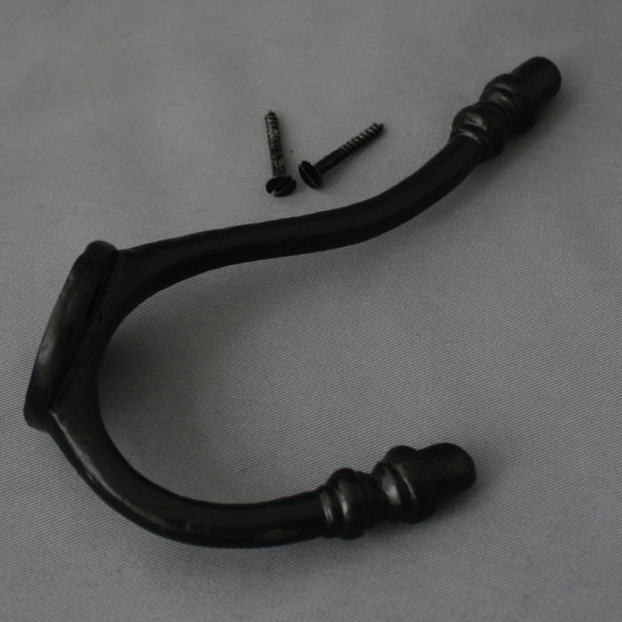 Finial Robe Hook Iron Acorn Finial Coat Hook | Architectural Decor