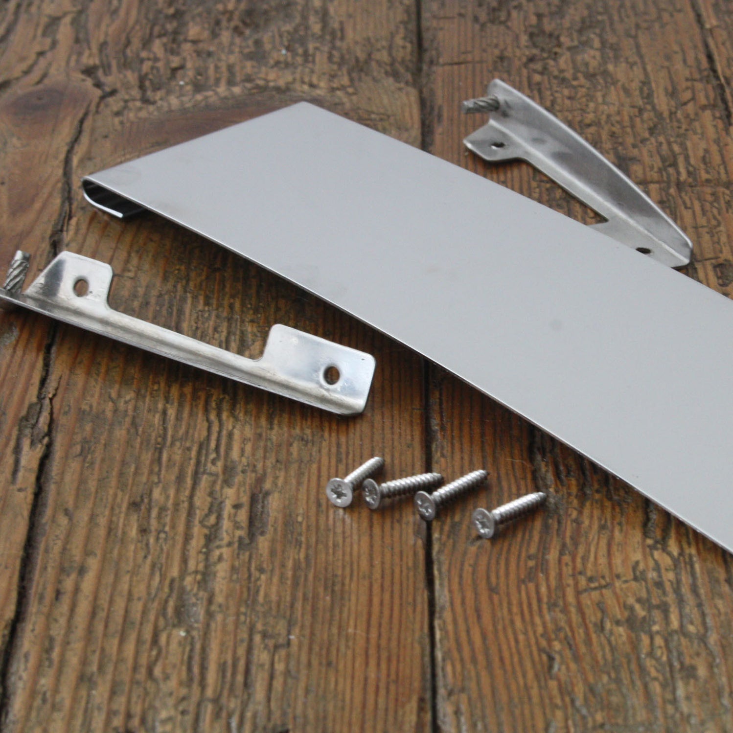 Chrome Vertical Letterbox Flap/Tidy | Architectural Decor